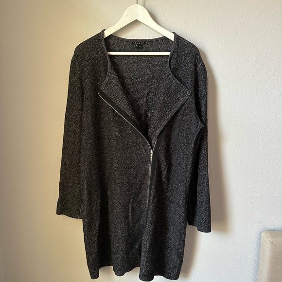 Theory Jackets & Blazers - Theory Heathered Stretch Coat - Large